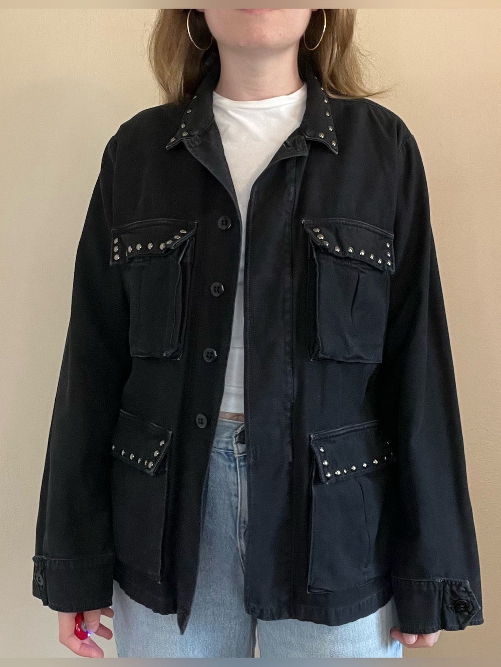 Citizens of Humanity Kylie Military Studded Jacket